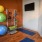 exercise balls, stretching and strength training equipment in fitness room