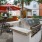 outdoor grilling station and picnic area